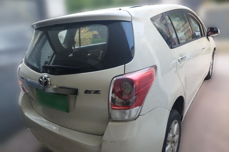 Used Toyota Verso 2012 180E CVT Elite Multi-Function Version Rear Right 45 Deg