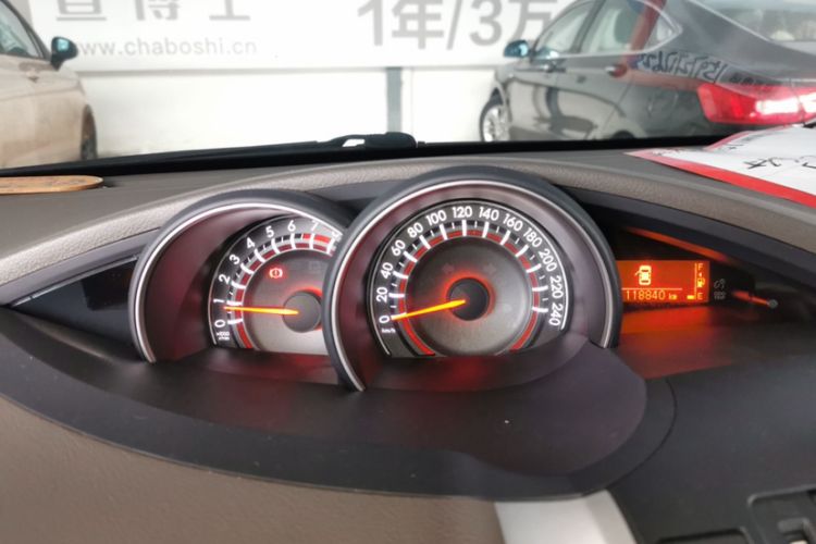 Used Toyota Verso 2014 Starlight 180E CVT Elite Edition Odometer Close Up