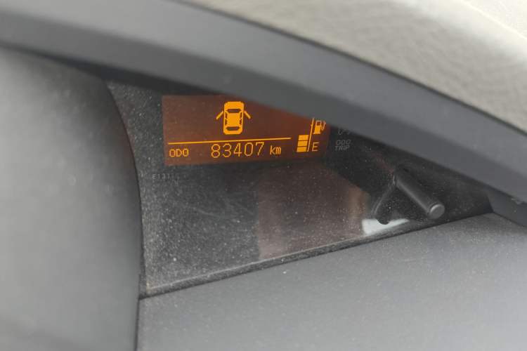 Used Toyota Verso 2014 Starry 180E Manual Elite Edition Odometer Close Up