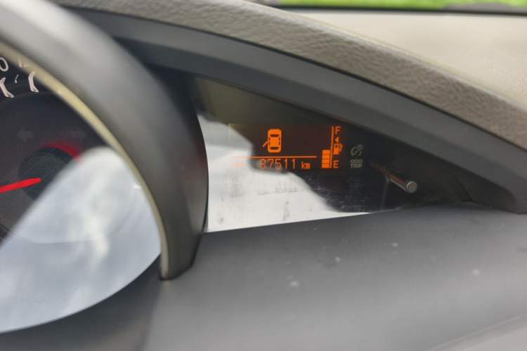 Used Toyota Verso 2014 Starlight 180E CVT Elite Edition Odometer Close Up