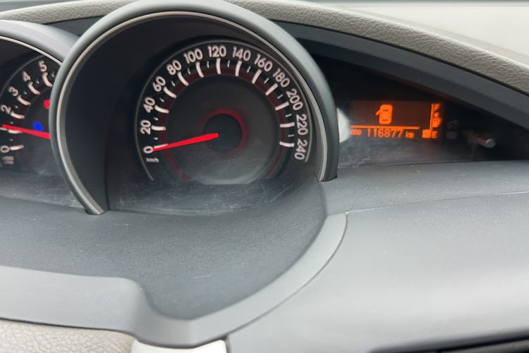 Used Toyota Verso 2014 Starlight 180G CVT Comfort Edition Odometer Close Up