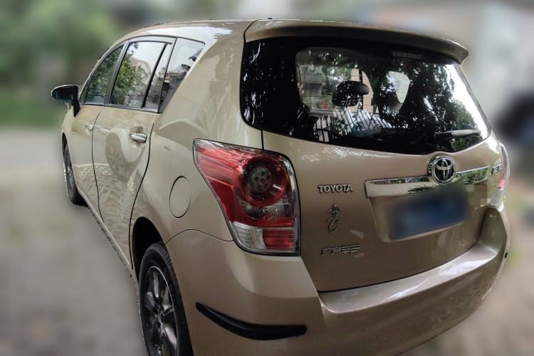 Used Toyota Verso 2014 Starlight 180G CVT Deluxe Multi-Function Edition Rear Left 45 Deg