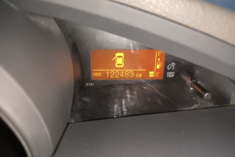 Used Toyota Verso 2015 180E CVT Crossover Edition Odometer Close Up