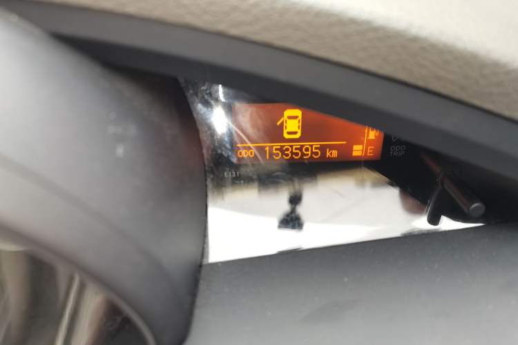 Used Toyota Verso 2015 180E CVT Crossover Edition Odometer Close Up