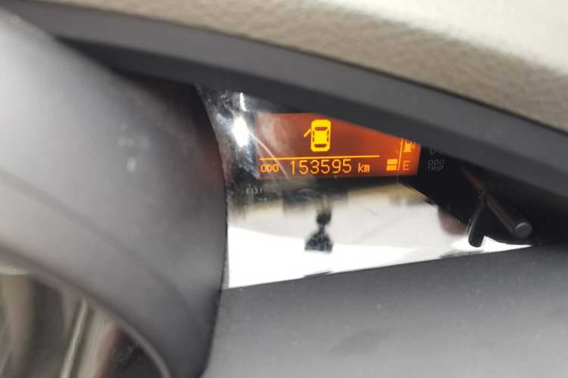 Used Toyota Verso 2015 180E CVT Crossover Edition Odometer Close Up