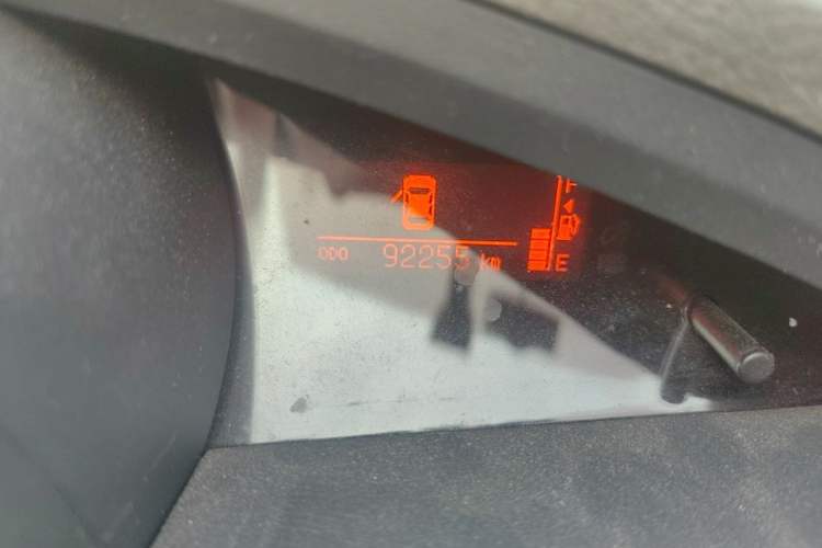 Used Toyota Verso 2015 180E CVT Crossover Edition Odometer Close Up