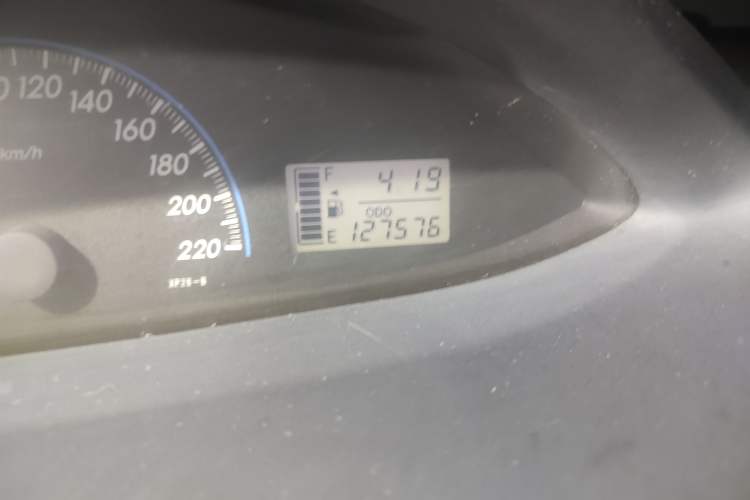 Used Toyota Vios 2008 1.6L GL-i Special Edition AT Odometer Close Up