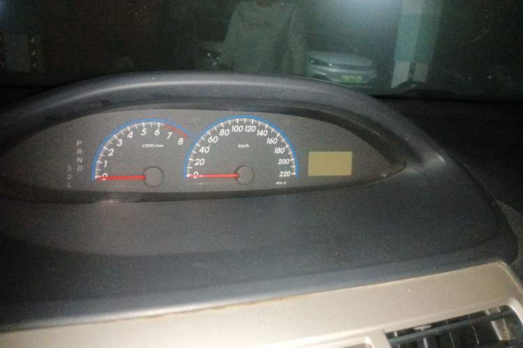 Used Toyota Vios 2008 1.3L GL-i AT Odometer Close Up