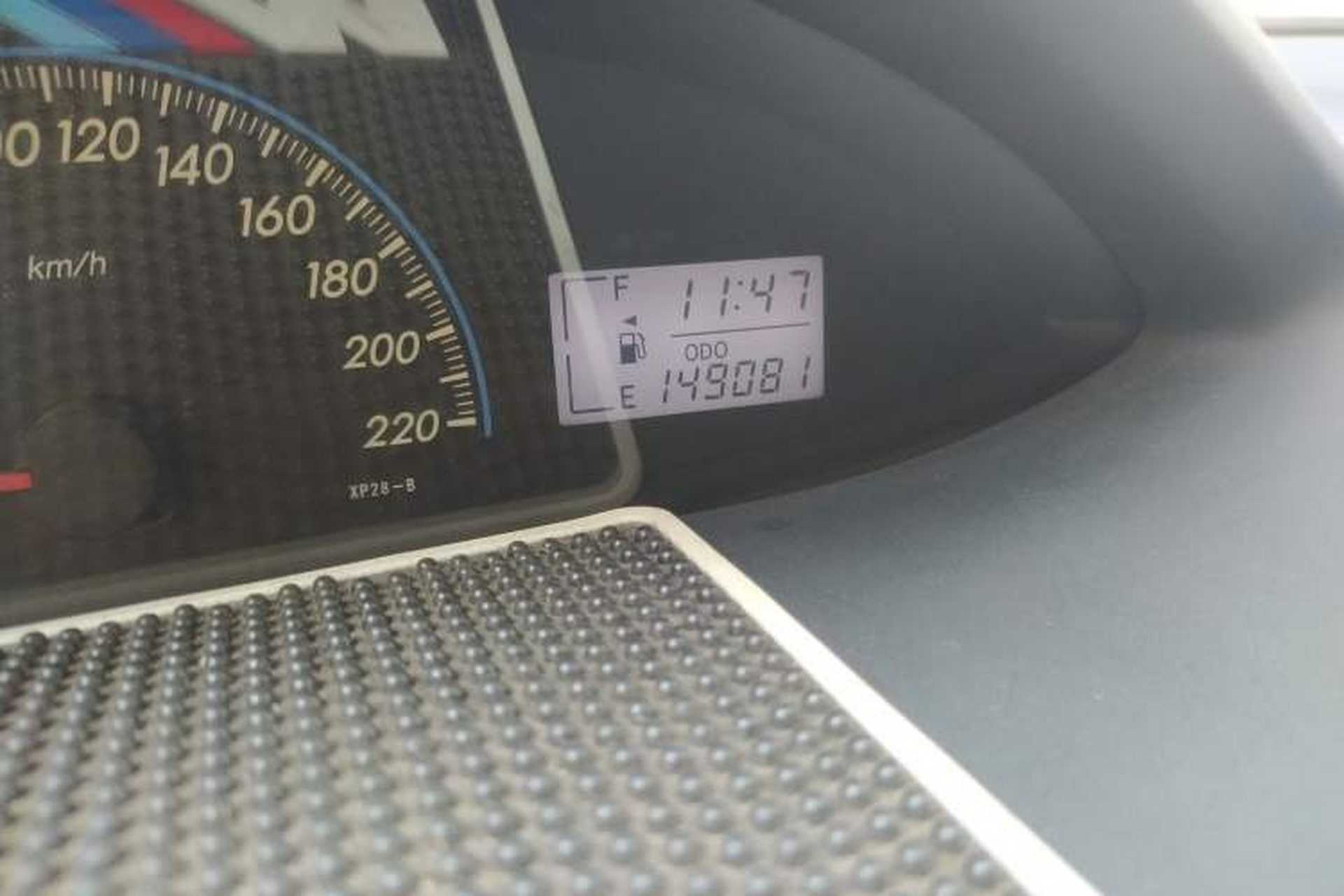 Used Toyota Vios 2008 1.6L GL-i Special Edition AT Odometer Close Up
