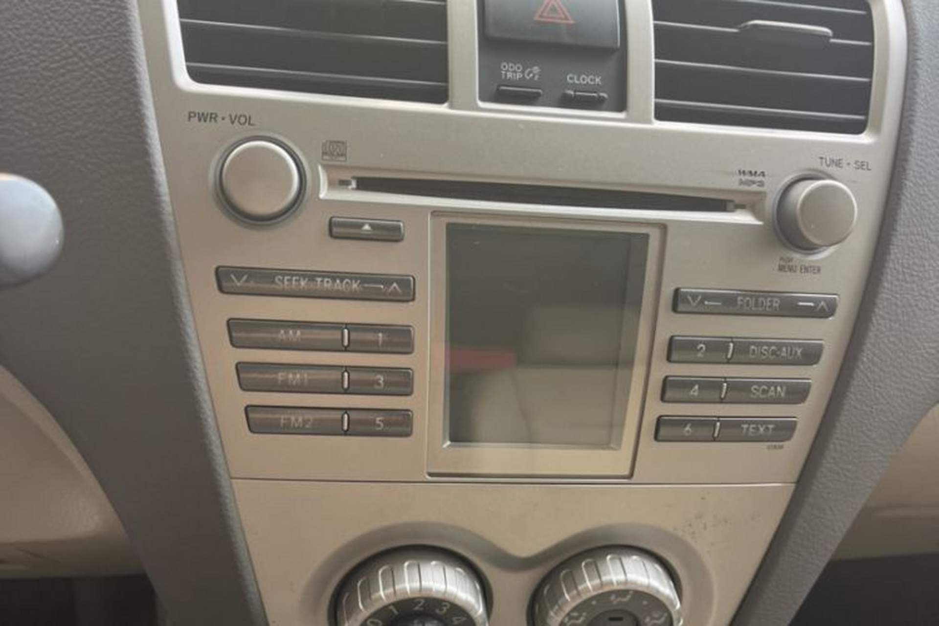 Used Toyota Vios 2011 1.6L GL-i Sunroof Version AT Audio And AC Panel