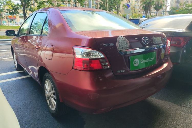 Used Toyota Vios 2011 1.6L GL-i Sunroof Version AT Rear Left 45 Deg