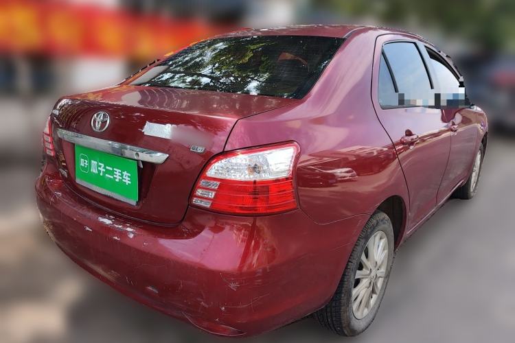 Used Toyota Vios 2011 1.6L GL-i Sunroof Version AT Rear Right 45 Deg