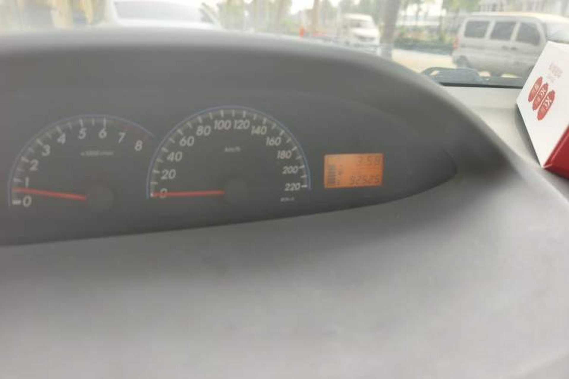 Used Toyota Vios 2011 1.6L GL-i Sunroof Edition MT Odometer Close Up