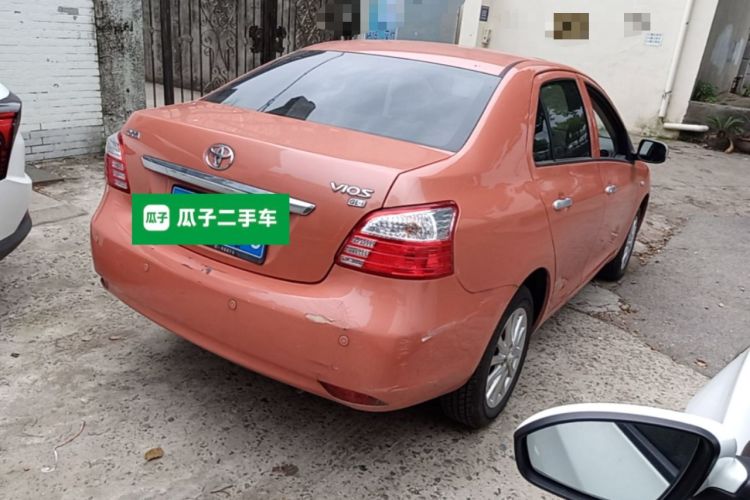 Used Toyota Vios 2013 Special Edition 1.6L GL-i Model with Sunroof Automatic Transmission Rear Right 45 Deg