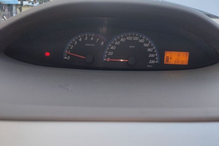 Used Toyota Vios 2013 Special Edition 1.6L GL-i Model with Sunroof Manual Transmission Odometer Close Up