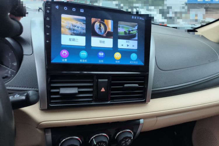 Used Toyota Vios 2014 1.5L Automatic ZhiZhen Edition Audio And AC Panel