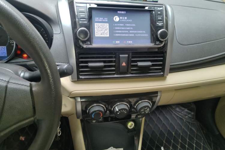 Used Toyota Vios 2014 1.3L Manual Value Edition Audio And AC Panel