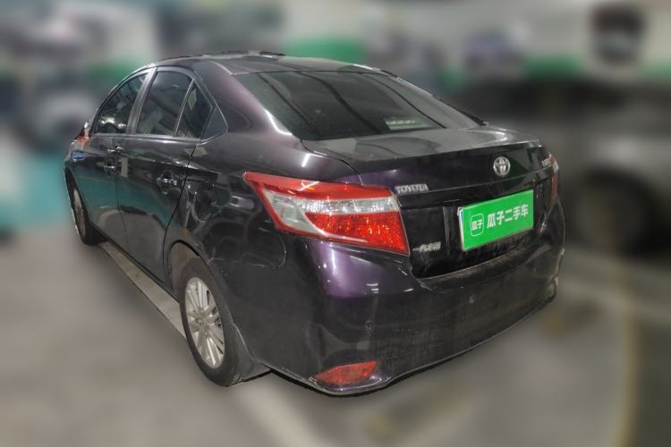 Used Toyota Vios 2014 1.3L Automatic Standard Edition Rear Left 45 Deg