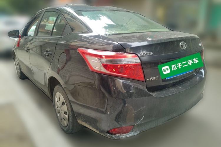 Used Toyota Vios 2014 1.3L Manual Value Edition Rear Left 45 Deg