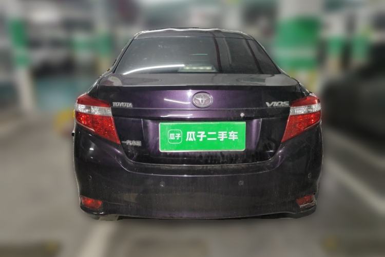 Used Toyota Vios 2014 1.3L Automatic Standard Edition Rear