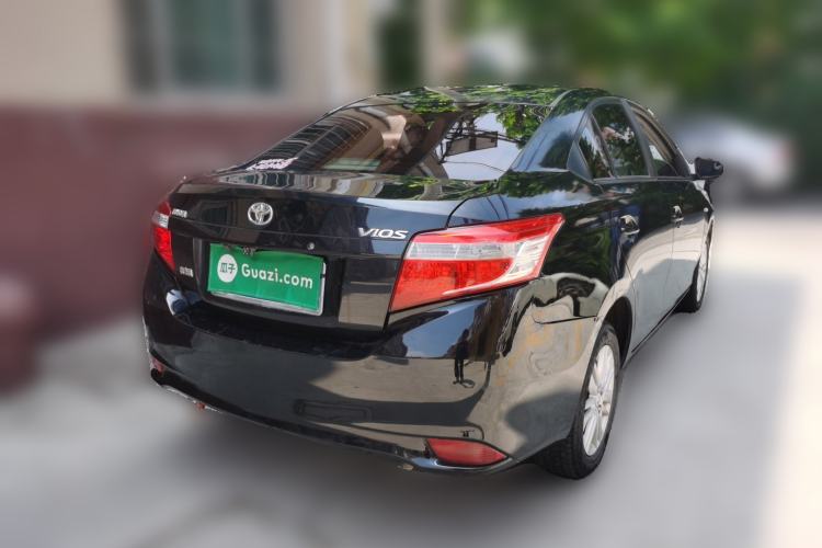 Used Toyota Vios 2014 1.3L Automatic ZhiShang Edition Rear Right 45 Deg