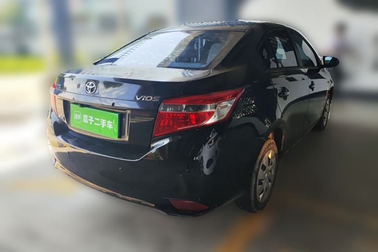 Used Toyota Vios 2014 1.3L Automatic Standard Edition Rear Right 45 Deg