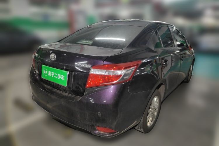 Used Toyota Vios 2014 1.3L Automatic Standard Edition Rear Right 45 Deg