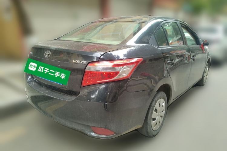 Used Toyota Vios 2014 1.3L Manual Value Edition Rear Right 45 Deg