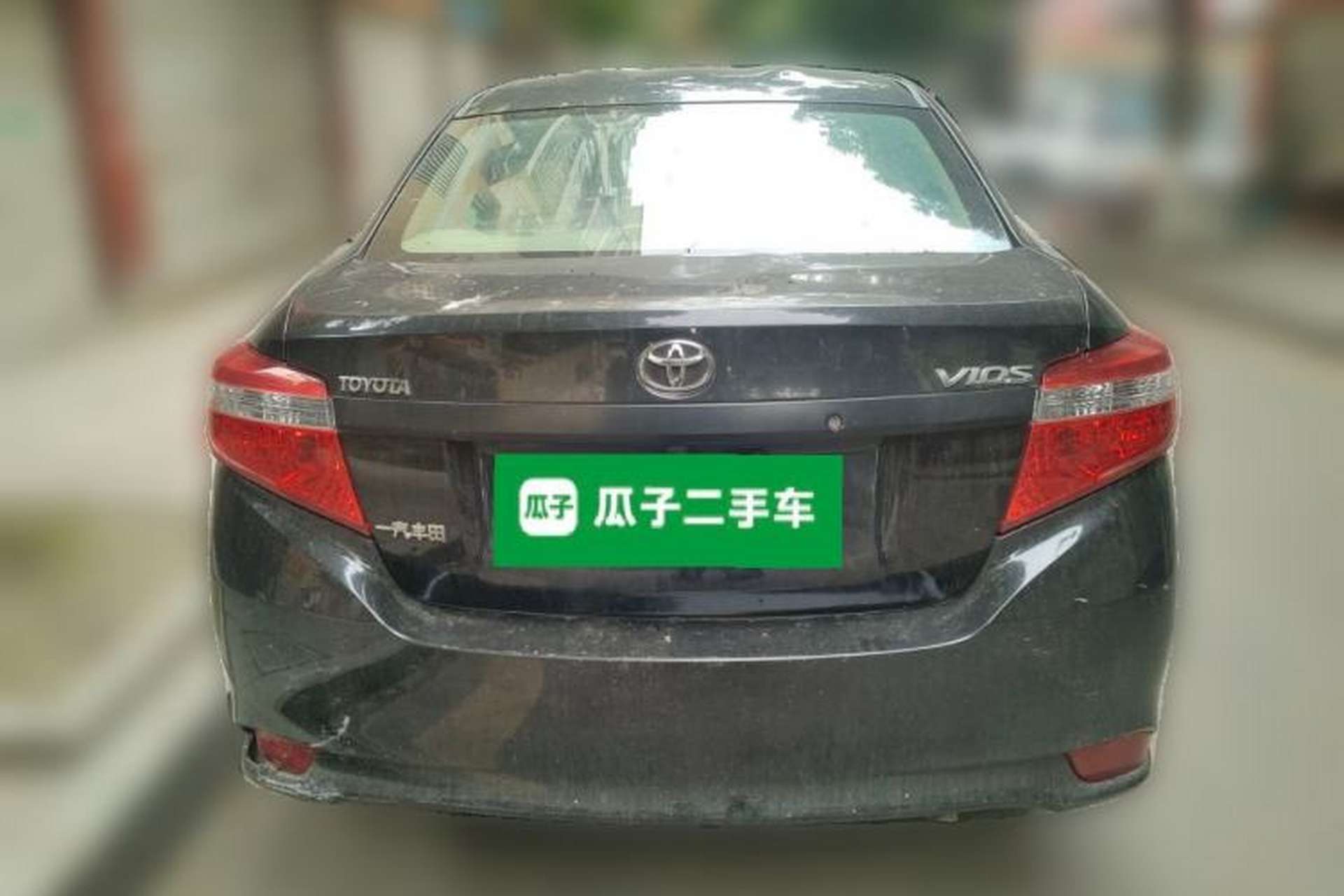 Used Toyota Vios 2014 1.3L Manual Value Edition Rear