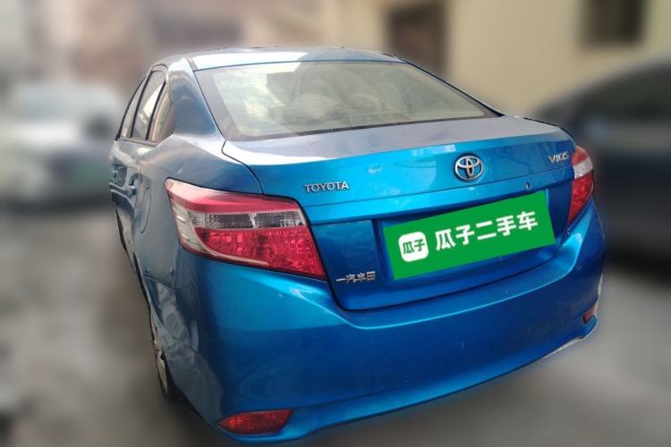 Used Toyota Vios 2014 1.3L Manual Xiang Edition Rear Left 45 Deg