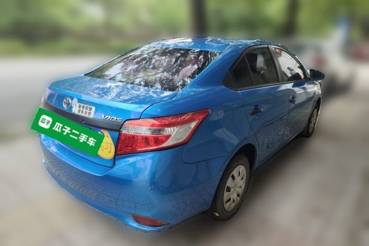 Used Toyota Vios 2014 1.3L Manual Value Edition Rear Right 45 Deg