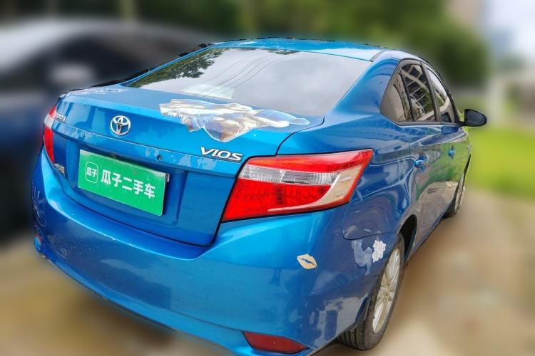 Used Toyota Vios 2014 1.5L Automatic ZhiShang Edition Rear Right 45 Deg