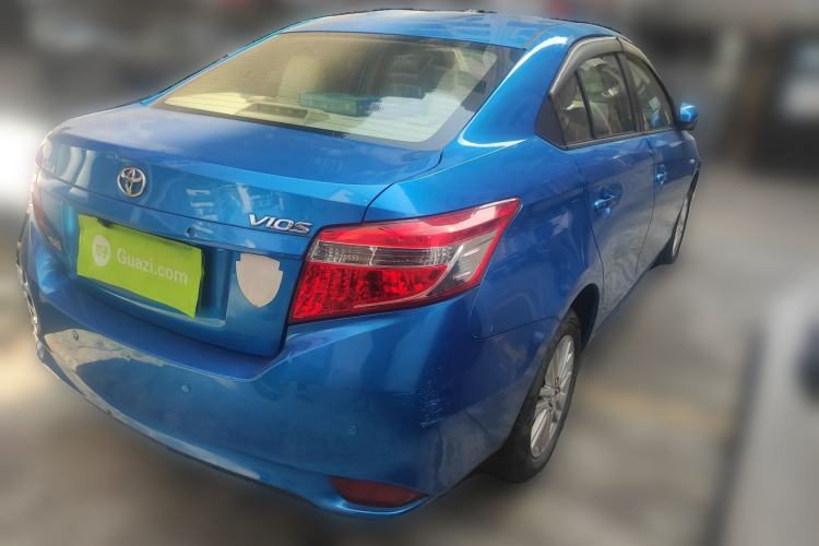Used Toyota Vios 2014 1.3L Automatic ZhiShang Edition Rear Right 45 Deg