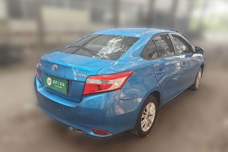 Used Toyota Vios 2014 1.3L Automatic Standard Edition Rear Right 45 Deg