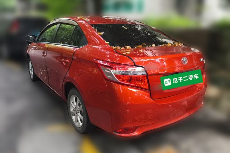 Used Toyota Vios 2014 1.3L Automatic Standard Edition Rear Left 45 Deg