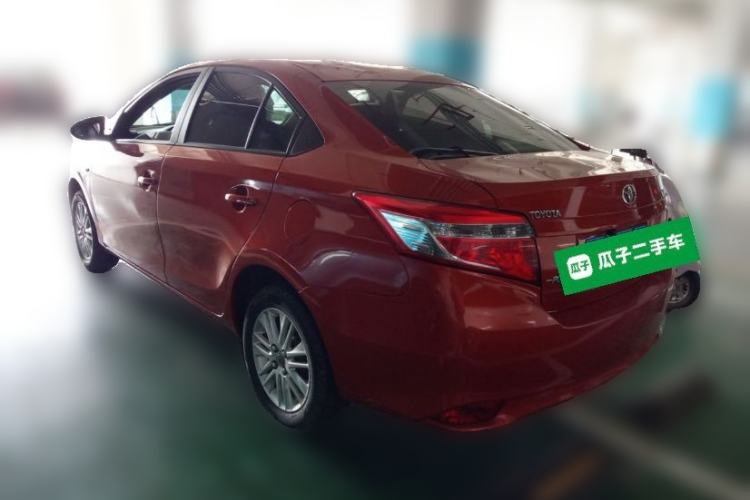 Used Toyota Vios 2014 1.3L Automatic Standard Edition Rear Left 45 Deg