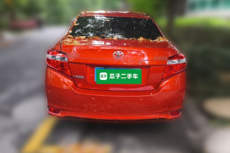 Used Toyota Vios 2014 1.3L Automatic Standard Edition Rear
