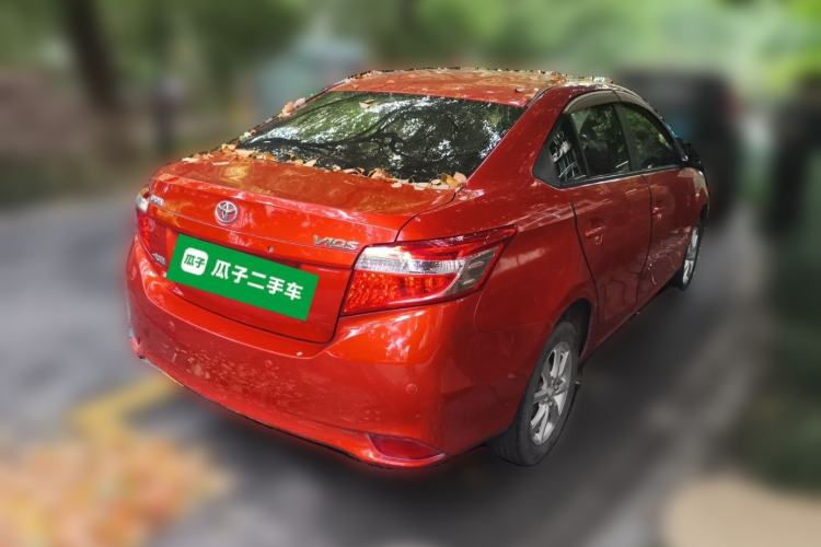 Used Toyota Vios 2014 1.3L Automatic Standard Edition Rear Right 45 Deg