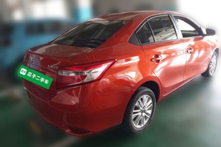 Used Toyota Vios 2014 1.3L Automatic Standard Edition Rear Right 45 Deg