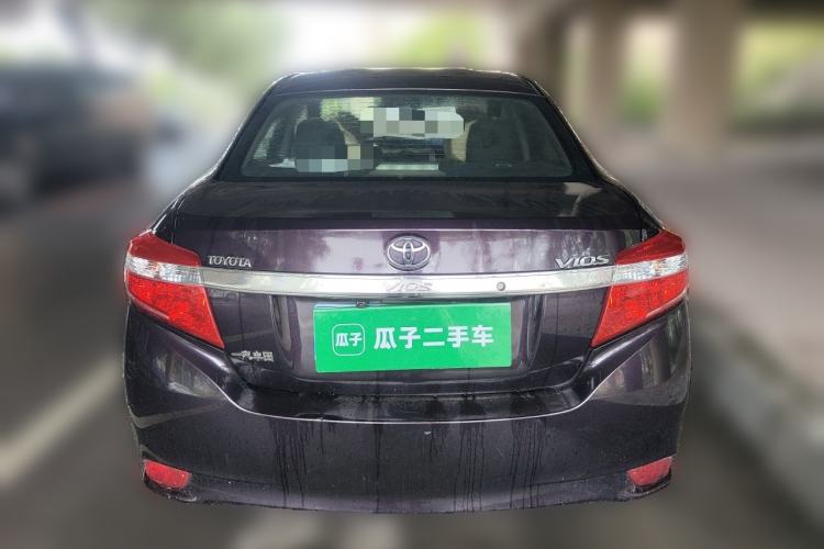 Used Toyota Vios 2014 1.3L Manual Value Edition Rear