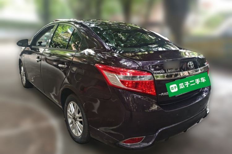 Used Toyota Vios 2014 1.5L Automatic ZhiZhen Edition Rear Left 45 Deg