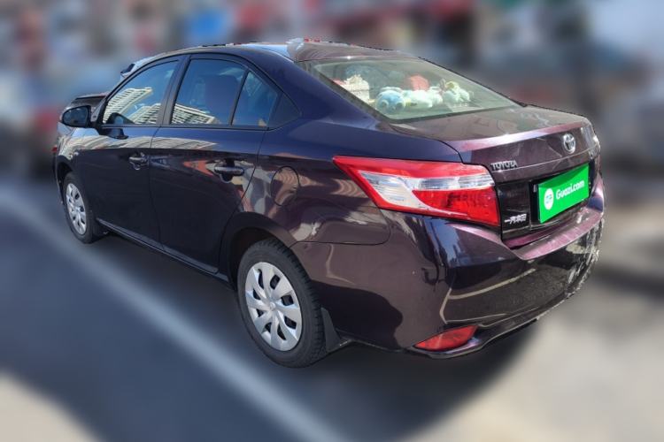 Used Toyota Vios 2014 1.3L Automatic Standard Edition Rear Left 45 Deg