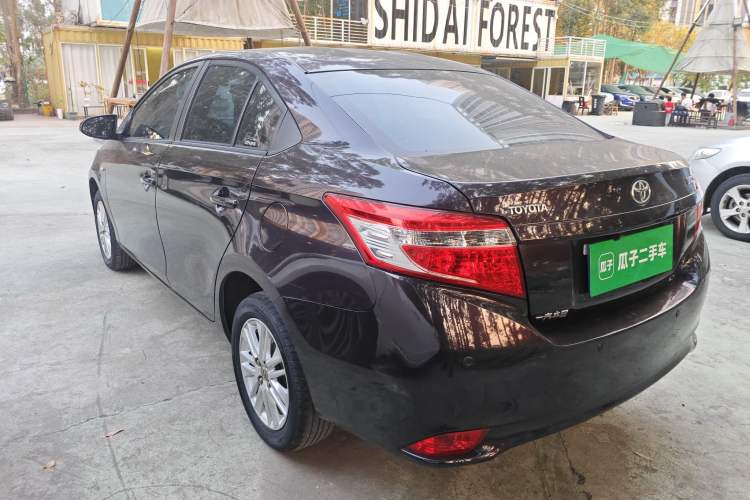 Used Toyota Vios 2014 1.5L Automatic ZhiZhen Edition Rear Left 45 Deg
