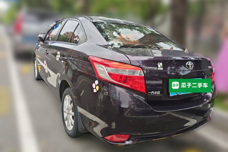 Used Toyota Vios 2014 1.5L Automatic ZhiZhen Edition Rear Left 45 Deg
