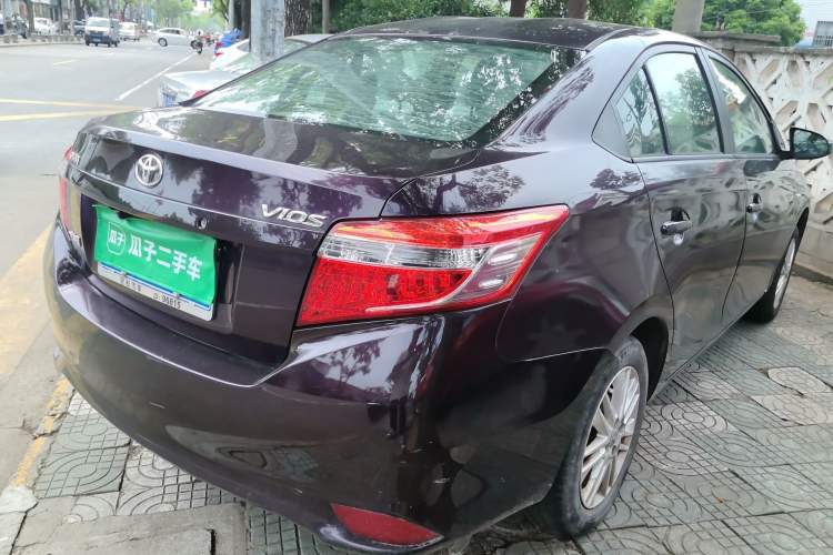 Used Toyota Vios 2014 1.5L Automatic ZhiZhen Edition Rear Right 45 Deg
