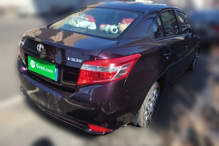 Used Toyota Vios 2014 1.3L Automatic Standard Edition Rear Right 45 Deg