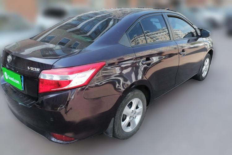Used Toyota Vios 2014 1.3L Automatic Standard Edition Rear Right 45 Deg