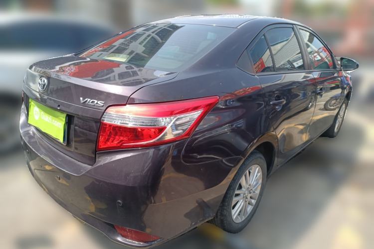 Used Toyota Vios 2014 1.5L Automatic ZhiZhen Edition Rear Right 45 Deg