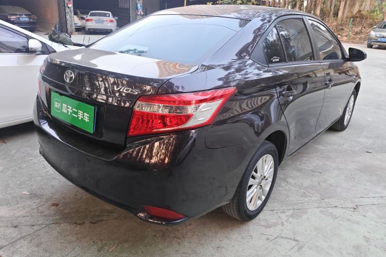 Used Toyota Vios 2014 1.5L Automatic ZhiZhen Edition Rear Right 45 Deg