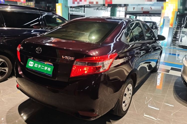 Used Toyota Vios 2014 1.5L Automatic ZhiZhen Edition Rear Right 45 Deg